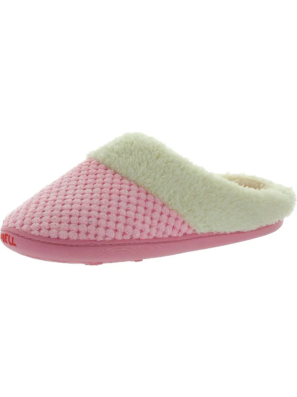 Slippers for sensitive feetWomens Faux Fur Lined Slip-On Slide Slippers