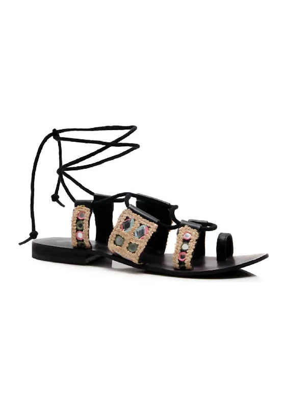 Sandals for beach fun -Women's Mantra Mirror Sandals In Black