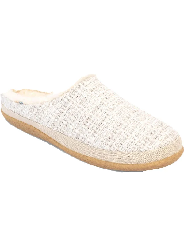 Slippers with cozy blanketsIvy Womens Faux Fur Casual Slide Slippers