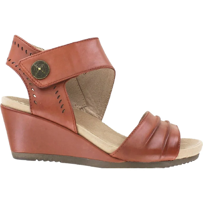 Sandals with cozy style -Women's Earth Barbados Terra Cotta Leather