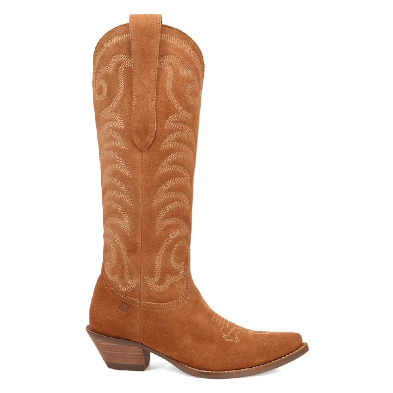 Cowboy boots with waterproofing-Movin' On Embroidered Snip Toe Cowboy Boots