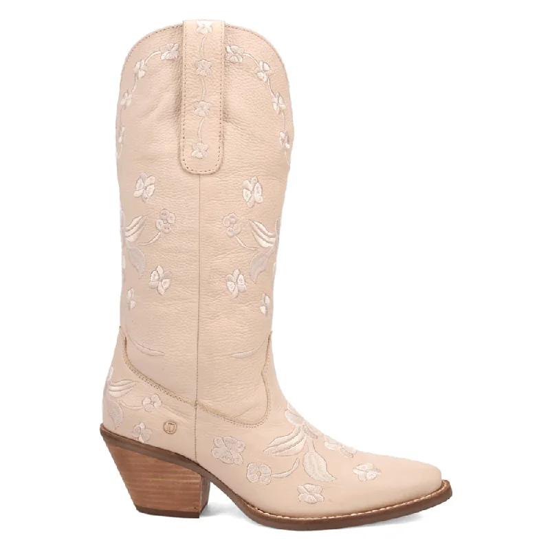 Cowboy boots with embroidery-Love Bug Floral Embroidered Snip Toe Cowboy Boots