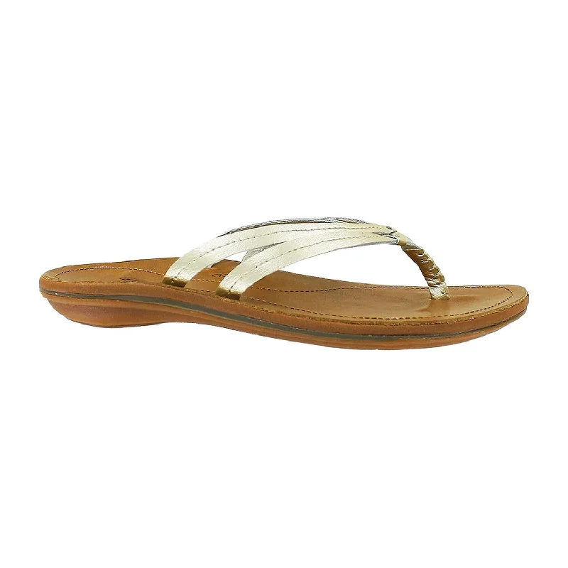 Sandals in sepia -Women's OluKai U'I Bubbly/Sahara Leather