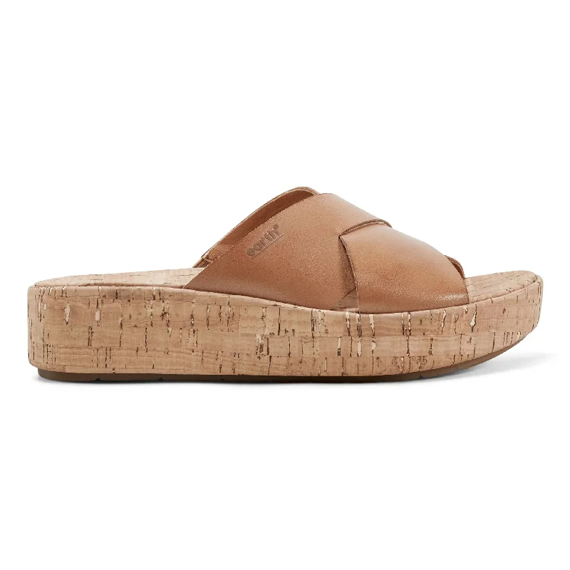 Sandals with breathable vibes -Scout Casual Slip-on Wedge Platform Sandals