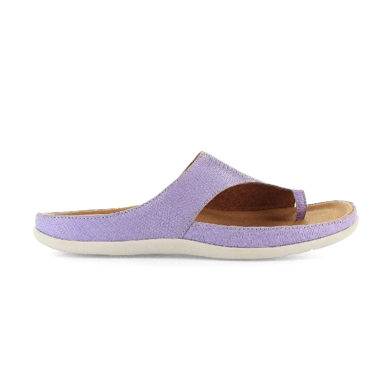 Sandals for warm days -Strive Capri II Ladies Lavender Arch Support Slip On Sandals