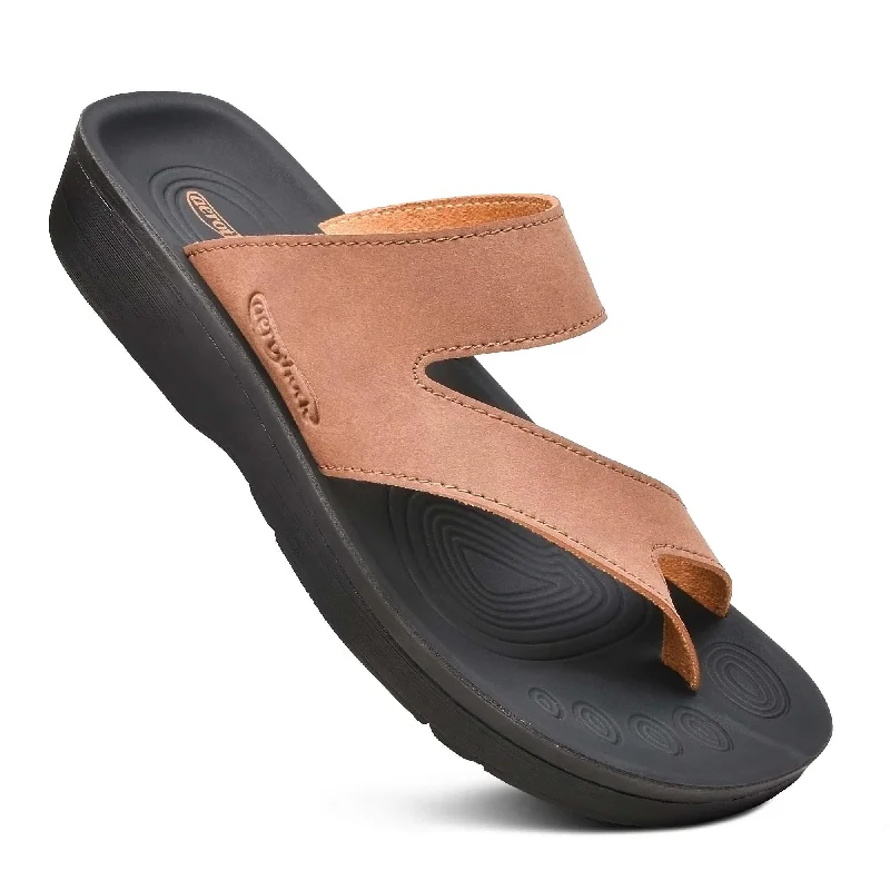 Sandals with flexible vibes -Aerothotic - Odal Women's Split Toe Sandal