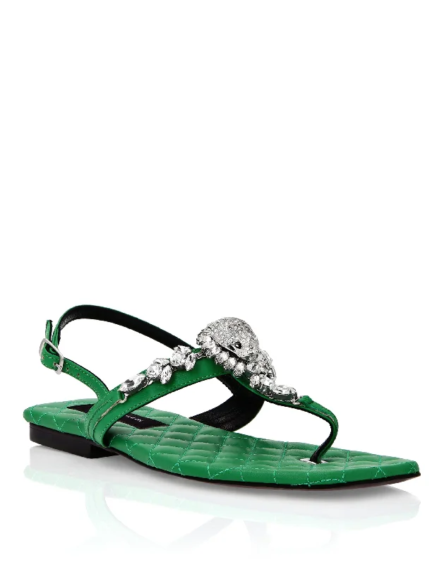 Sandals with unique vibes -Flat Sandals Women