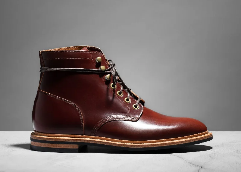 Diesel Boot Garnet Shell Cordovan