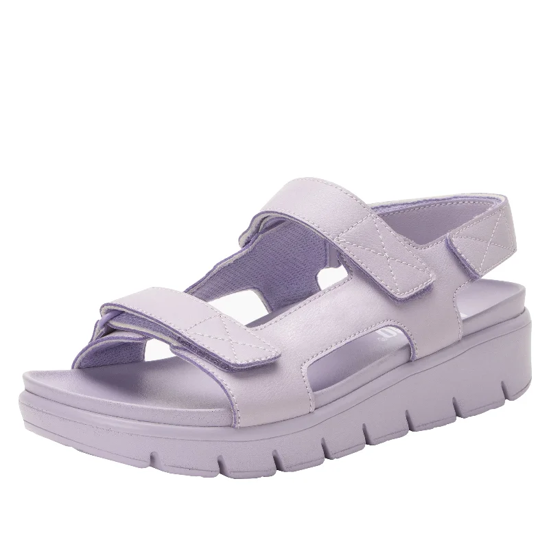 Sandals for beach wear -Henlee Lilac Sandal