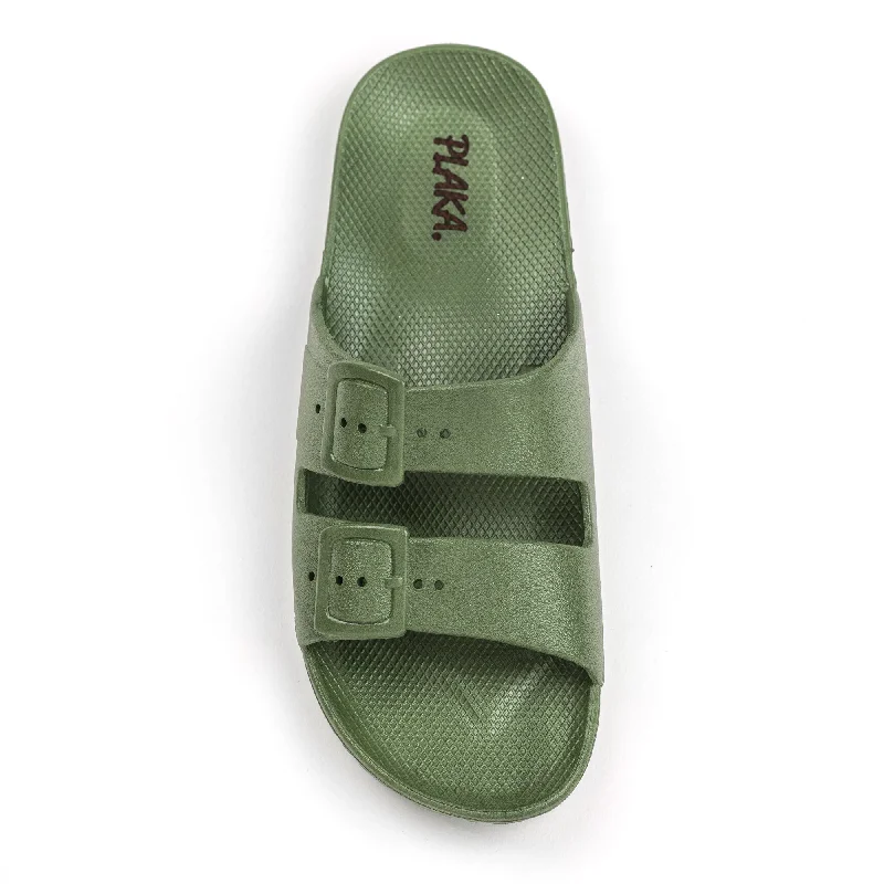 Sandals for formal events -Plaka Genesis 2 Fixed Straps Slides Sandals | Cactus Tree