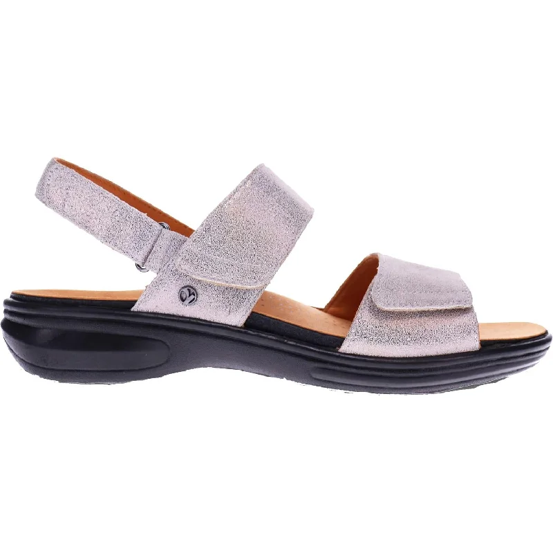 Sandals with breathable material -Women's Revere Como Gold Wash Leather