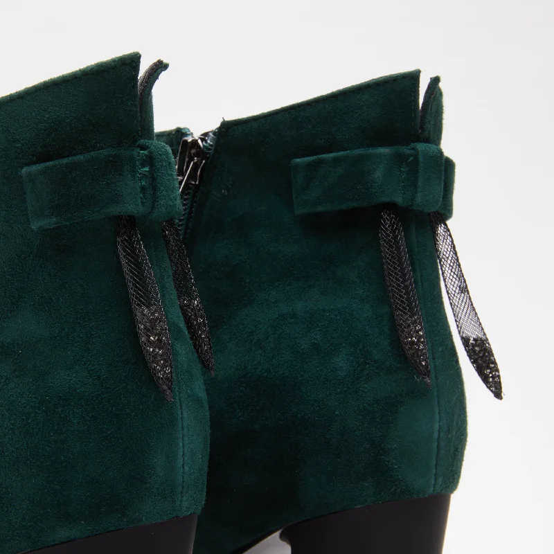 GREEN SUEDE