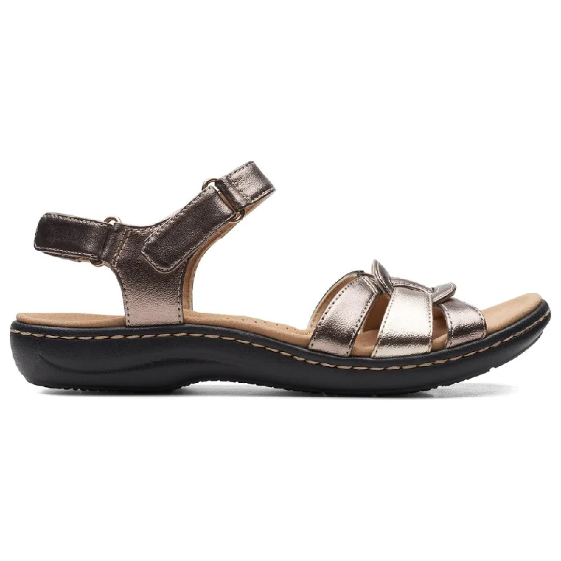 Sandals with trendy wear -Clarks Laurieann Sela Metallic Leather Sandals (Women's)