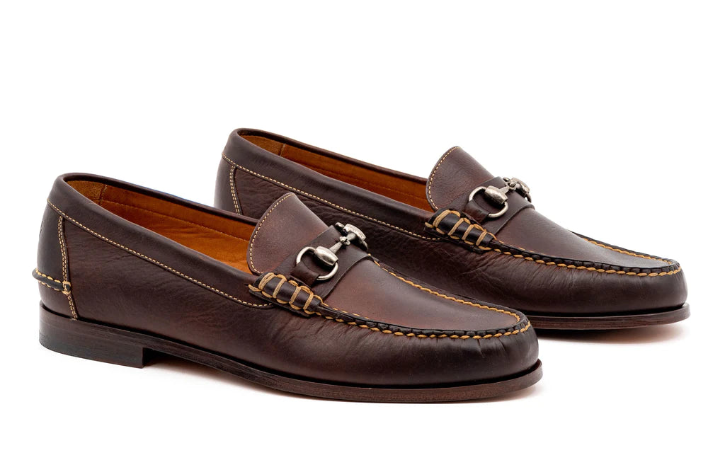 loafers for teensAll-American Horse Bit Loafer (Walnut)