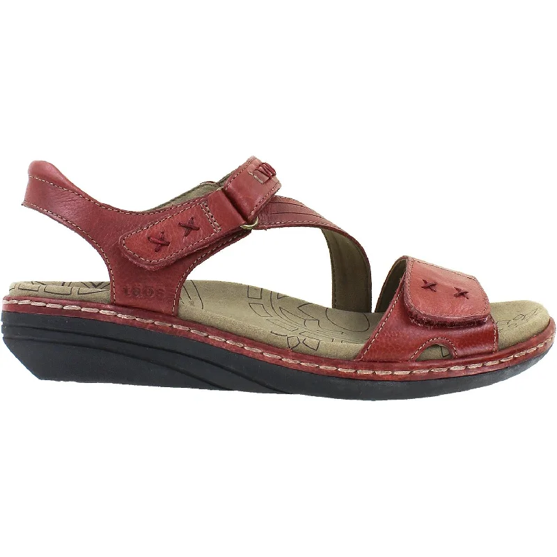 Sandals in citrine -Women's Taos Zenith Red Leather