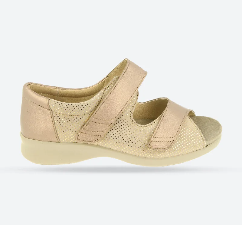 Sandals with padded looks -Womens Wide Fit DB Petra Sandals