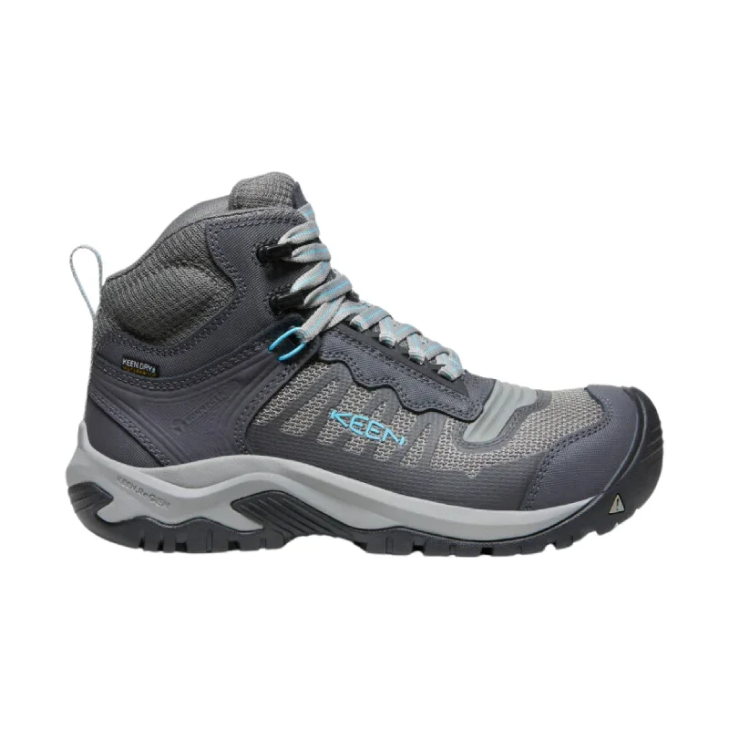 KEEN Utility Women's Reno Mid Waterproof Carbon Fiber Toe Work Boots - Magnet/Ipanema