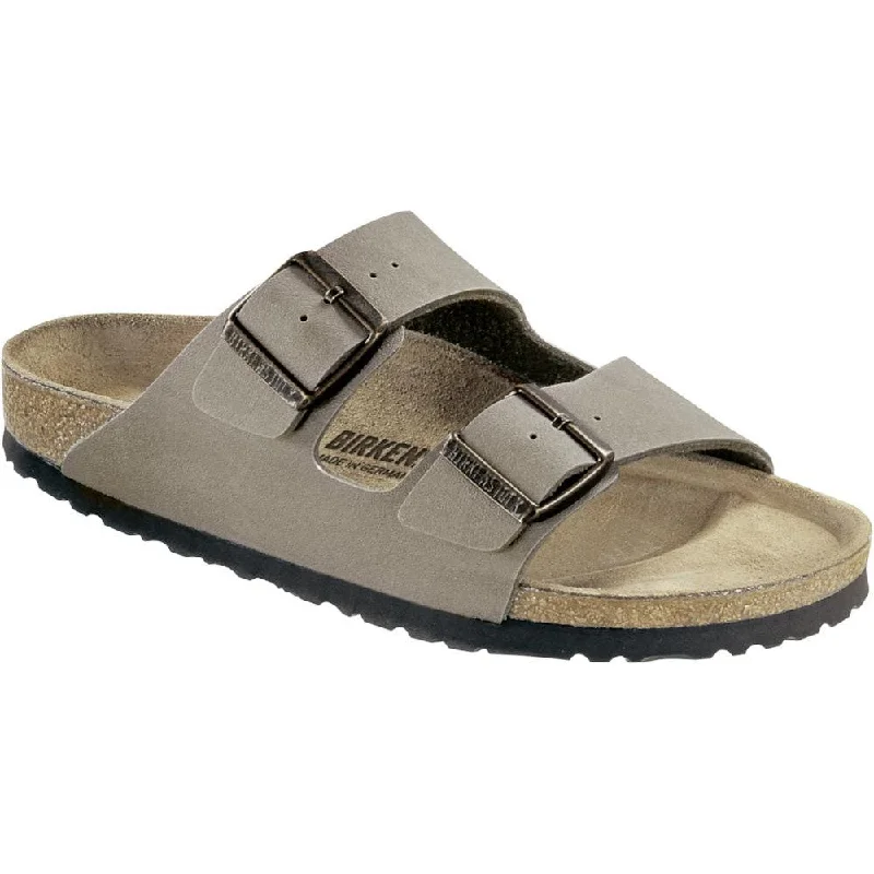 Sandals with lightweight looks -Birkenstock 151213 Arizona Ladies BFBC Stone Narrow Fit Sandals