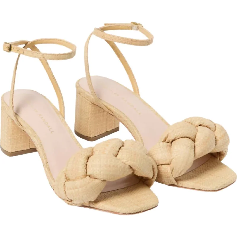 Sandals with comfy sole -Women's Avril Sandals In Natural