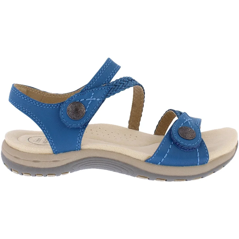 Sandals with lightweight looks -Free Spirit 41070 Malibu Ladies Ocean Leather Arch Support Touch Fastening Sandals