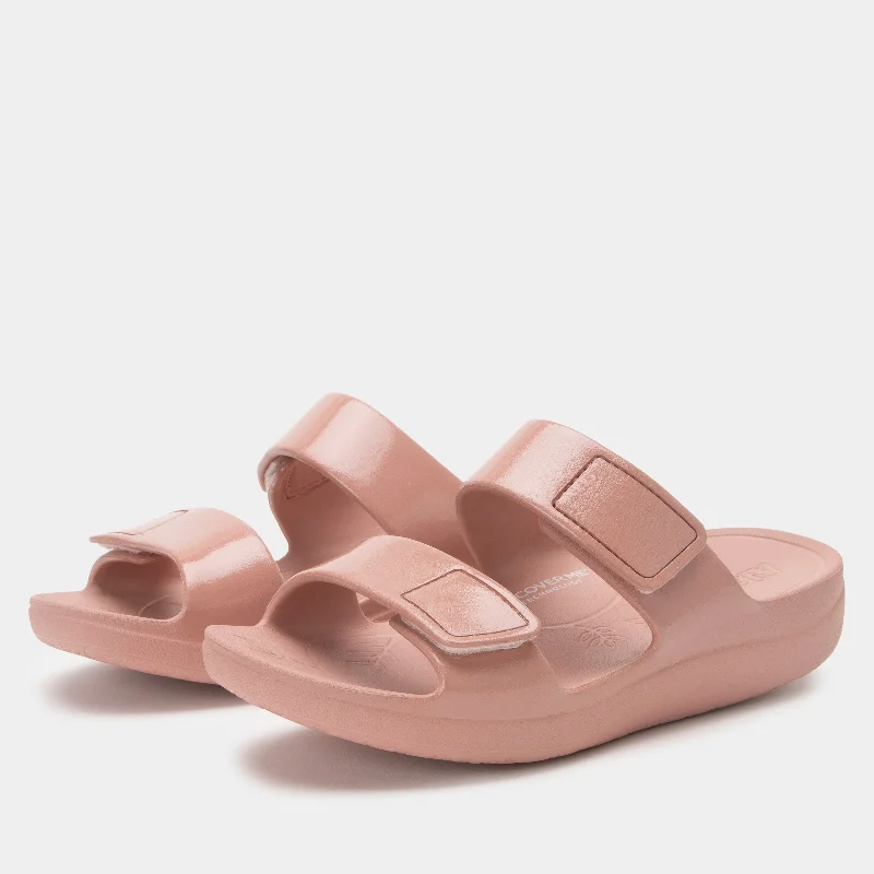 Sandals for hot trips -Orbyt Dusty Rose Gloss Sandal