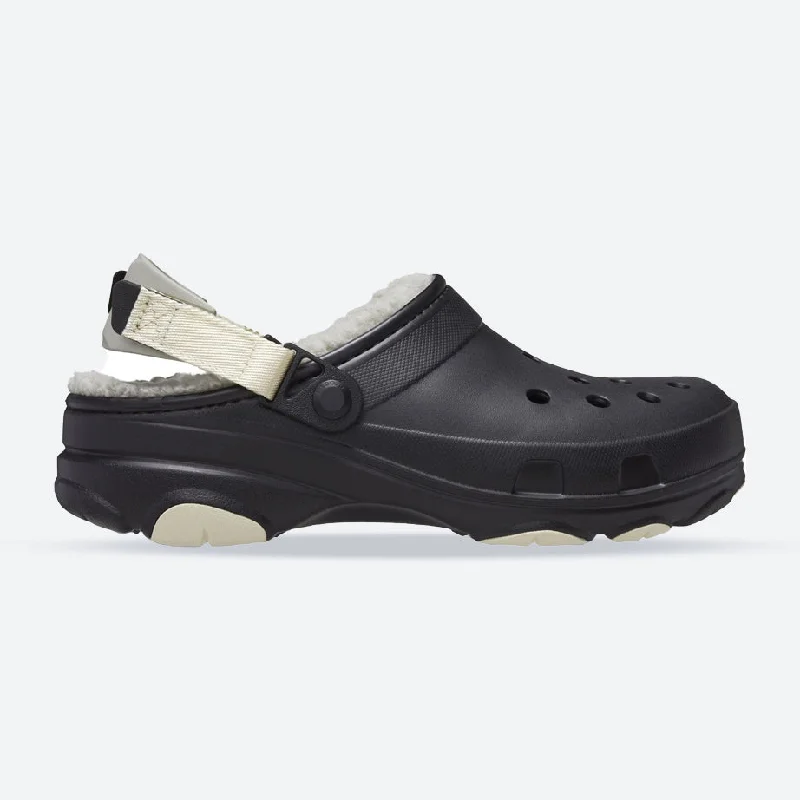 Sandals for summer wear -Men's Crocs 207936 All Terrain Lined Clog Sandals