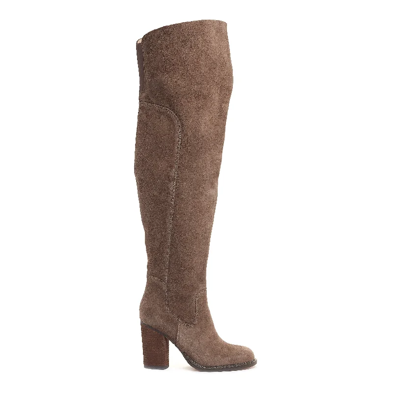 Logan Taupe Wide Calf Boots