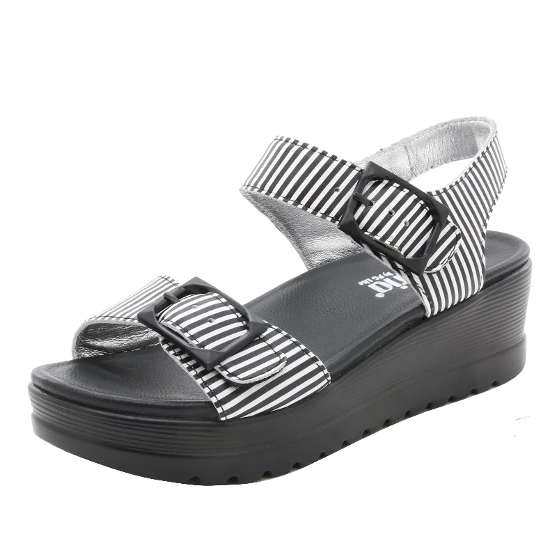 Sandals with chic looks -Morgyn Stripes Sandal