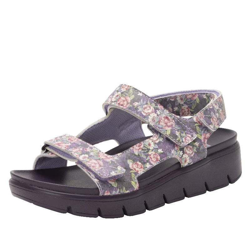 Sandals with flexible style -Henlee Garden Chic Sandal