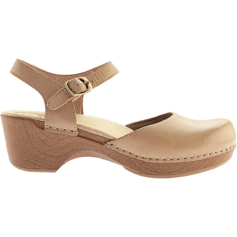 Sandals in citrine stone -Women's Dansko Sam Sand Dollar Leather