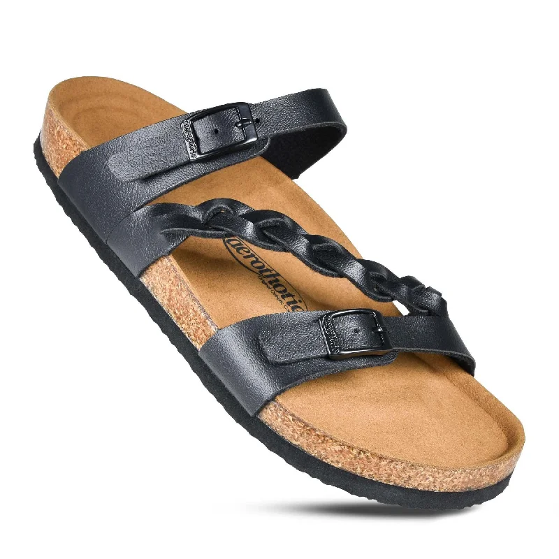 Sandals with lightweight wear -Aerothotic - Viking Strappy Sandal