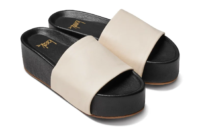 Sandals with cool comfort -ALBATROSS - Eggshell/Black