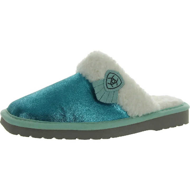 Slippers for business tripsWomens Square toe Faux Fur Slide Slippers