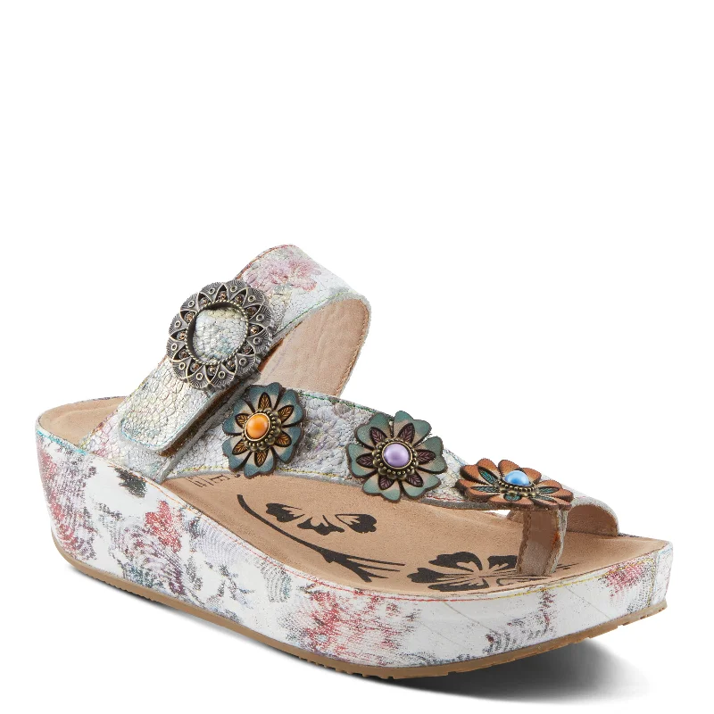 Sandals in neutral colors -L'ARTISTE BLISSBLOOM SANDALS