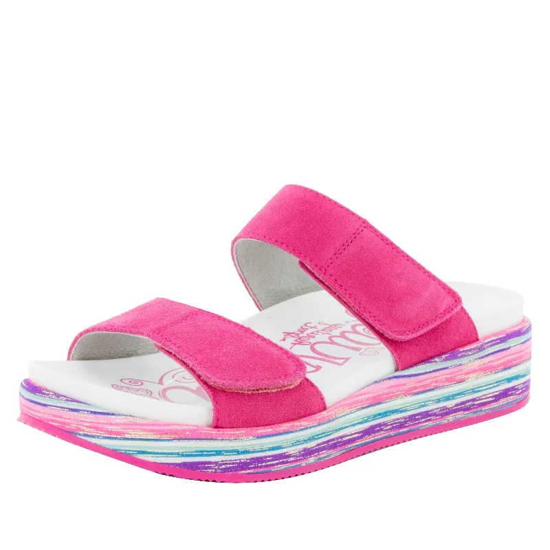 Sandals in periwinkle -Mixie Fuchsia Party Sandal