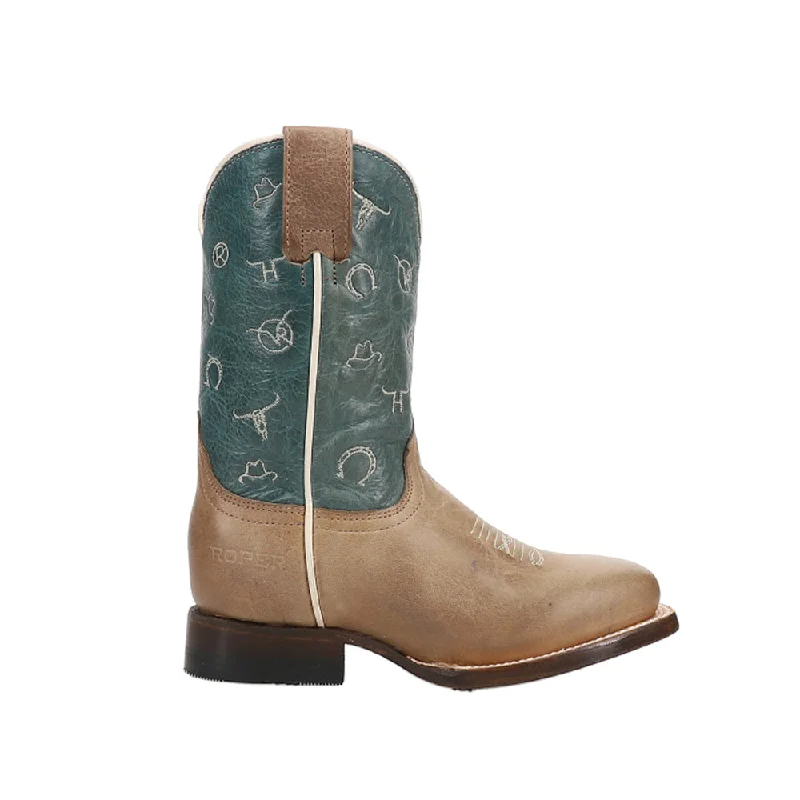 Cowboy boots with high heel-Brands Square Toe Cowboy Boots (Little Kid)