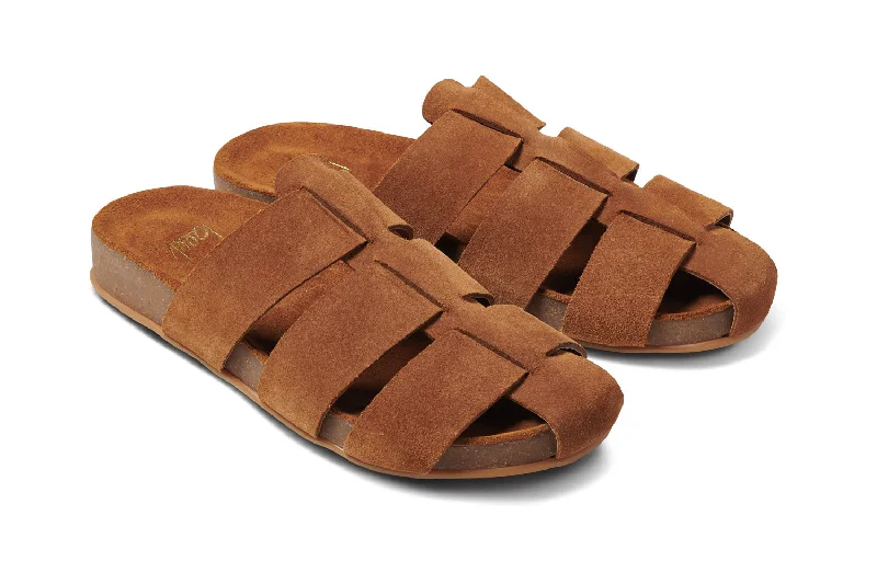 Sandals for laid-back days -TODY - Chestnut