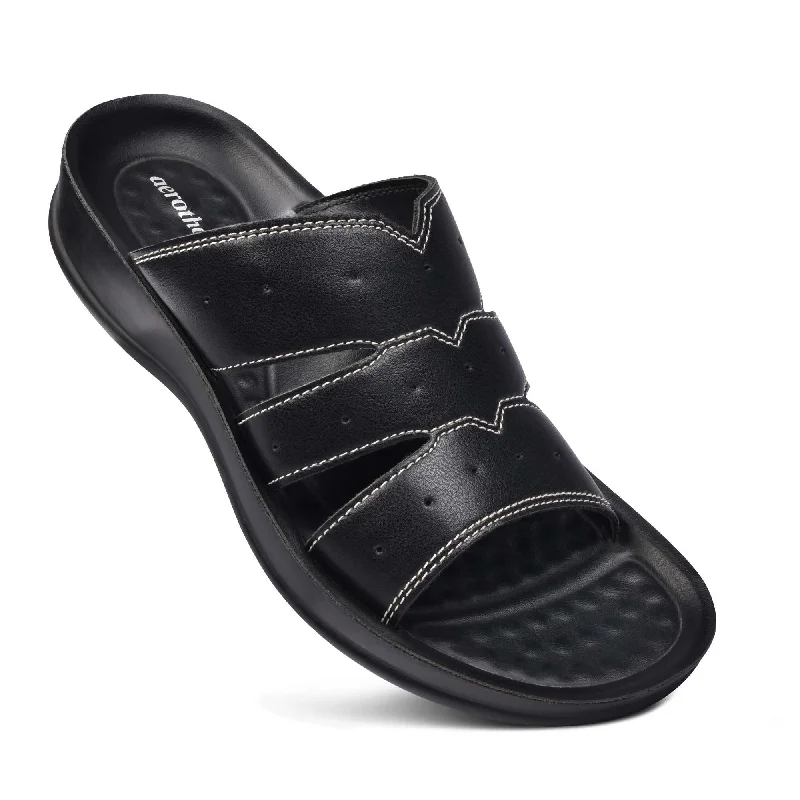 Sandals with stylish style -Aerothotic - Ivy Women's Slip On Sandals