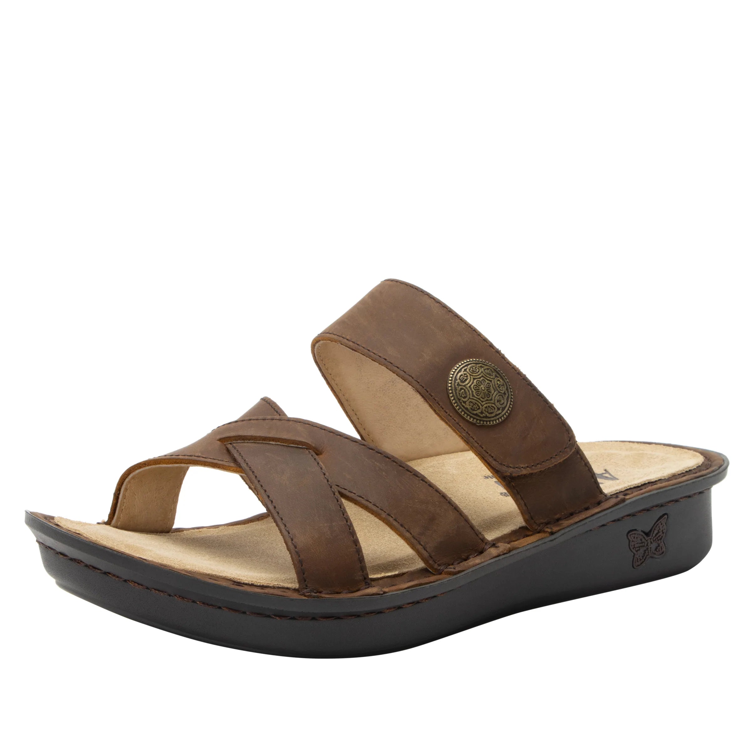 Sandals for summer looks -Victoriah Oiled Brown Sandal