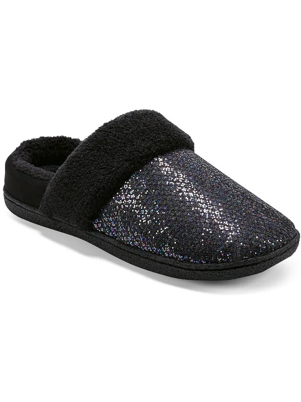 Slippers for familySiesta 8 Womens Faux Fur Glitter Loafer Slippers