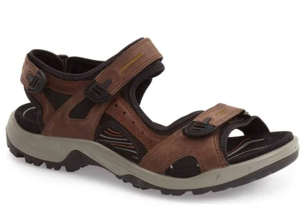 Sandals with cool wear -Ecco Yucatan Sandal - Espresso/Cocoa