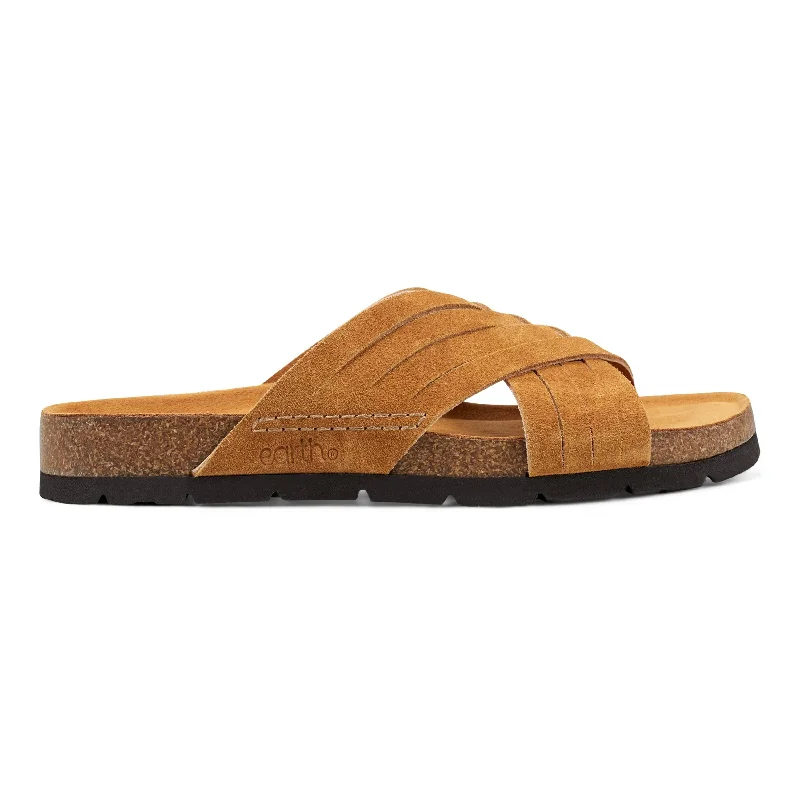 Sandals with breathable style -Atlas Square Toe Slip-on Strappy Casual Sandals