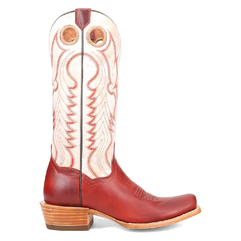 Cowboy boots for ranch chores-Adelaide Embroidered Square Toe Cowboy Boots