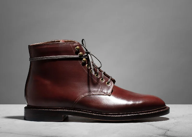 Edward Boot Garnet Shell Cordovan