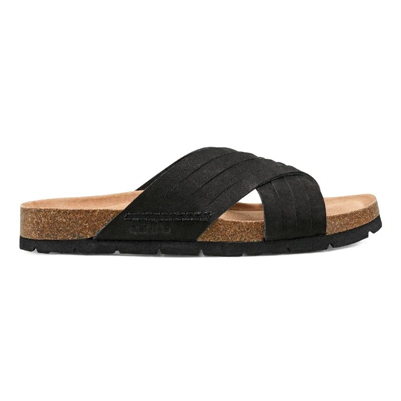 Sandals for summer fun -Atlas Square Toe Slip-on Strappy Casual Sandals