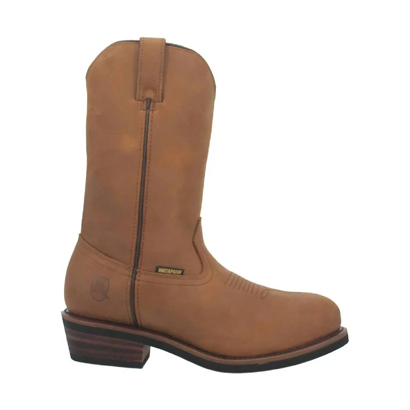 Dingo Men's Wellington Boot - Midbrown