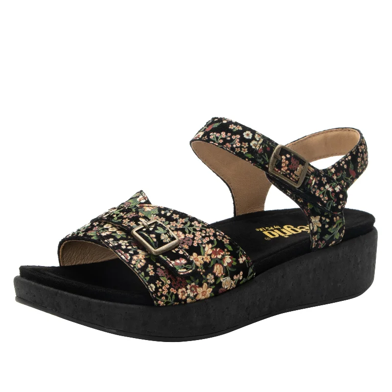 Sandals for wide feet -Maryn Earthy Bloom Sandal