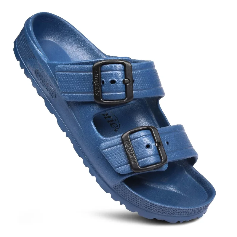 Sandals in zircon stone -Aerothotic Hudor Comfortable Men’s EVA Slide Sandals