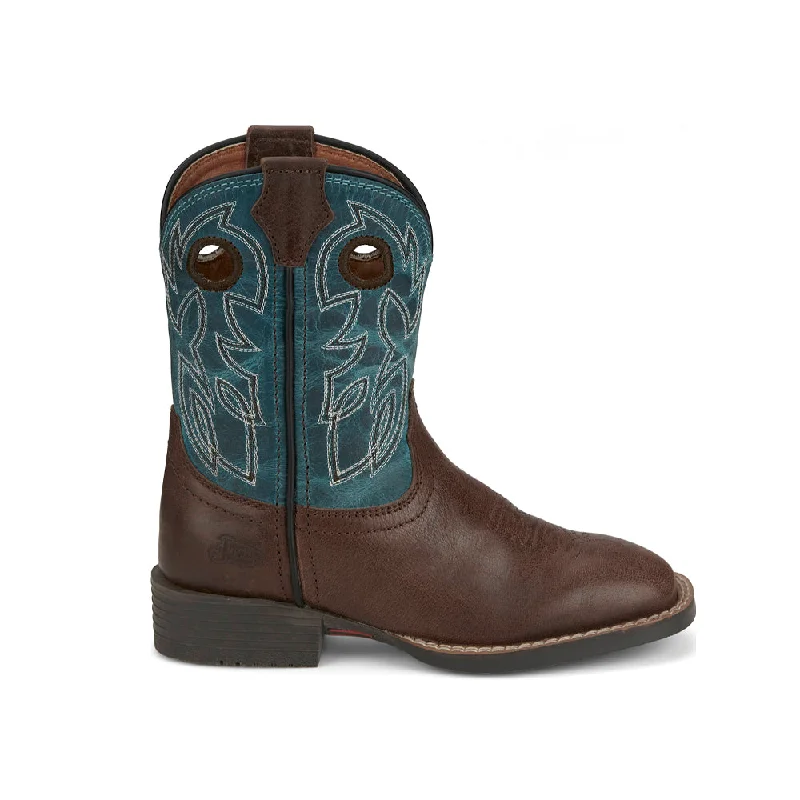 Cowboy boots for concert wear-Bowline Wide Square Toe Cowboy Boots (Youth)