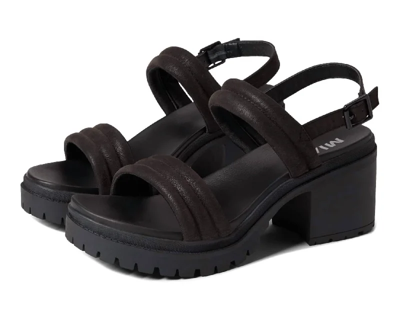 Sandals for outdoor trips -Laurena Sandals In Black